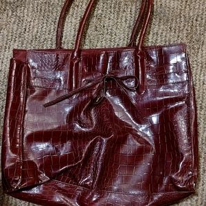 Maroon Jessica Simpson handbag